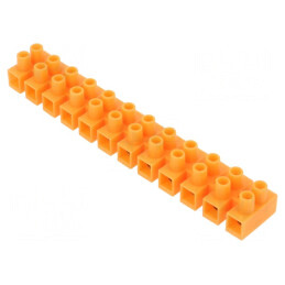 Regletă de conexiuni 16mm2 230V 12 piste | Electronic-mag.ro | Componente Electronice