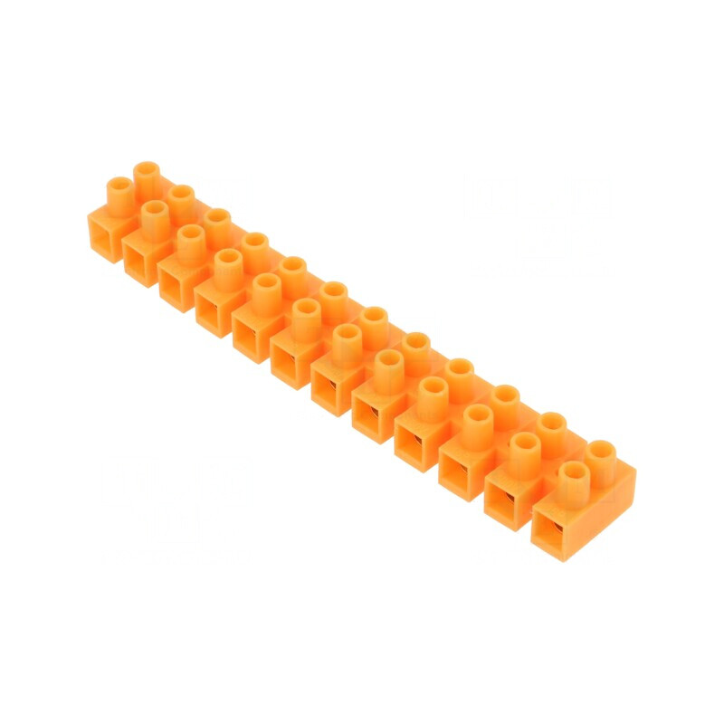 Regletă de conexiuni 16mm2 230V 12 piste | Electronic-mag.ro | Componente Electronice