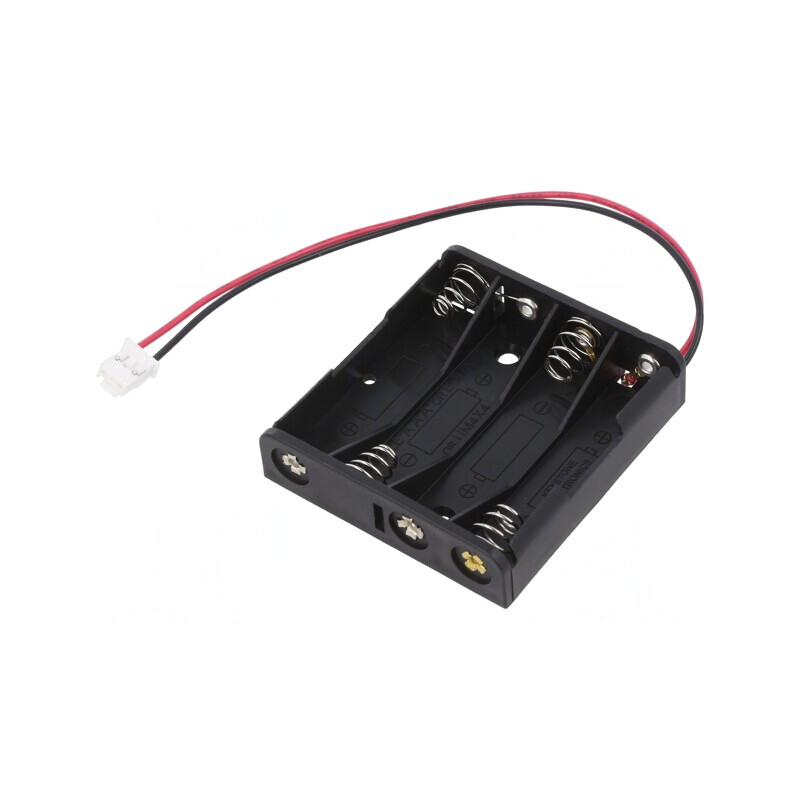 Suport Baterii AAA 3pin cu Cabluri 150mm | Electronic-mag.ro | Componente Electronice