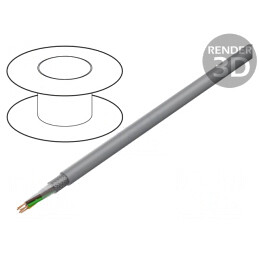 Cablu Ecranat LiY-CY 5x0,5mm2 PVC | Electronic-mag.ro | Componente Electronice