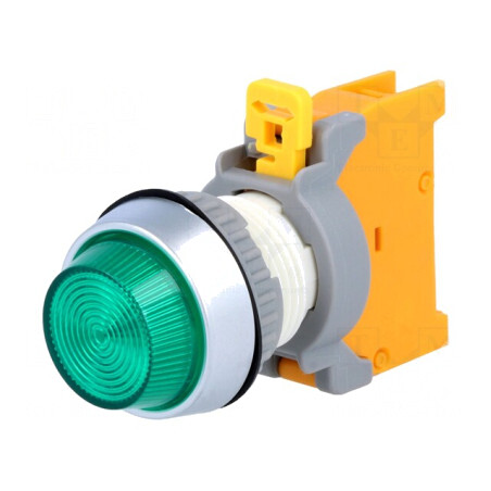 Lumină de control 22mm PLN22 cu bec BA9S Ø22,5mm | Electronic-mag.ro | Componente Electronice