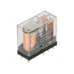 Releu Electromagnetic DPDT 24V 5A PCB | Electronic-mag.ro | Componente Electronice