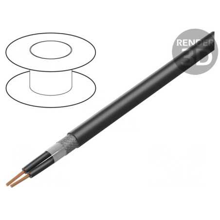 Cablu BiT 1000 CH 3G1mm2 Ecranat Cupru Cositorit | Electronic-mag.ro | Componente Electronice