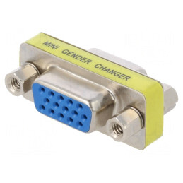 Adaptor D-Sub 15pin HD Mamă-Mamă | Electronic-mag.ro | Componente Electronice