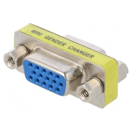 Adaptor D-Sub 15pin HD Mamă-Mamă | Electronic-mag.ro | Componente Electronice