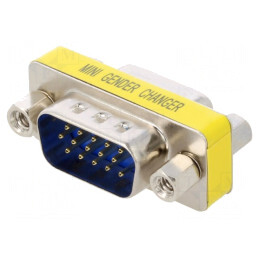 Adaptor D-Sub 15pin HD Tată-Mamă | Electronic-mag.ro | Componente Electronice