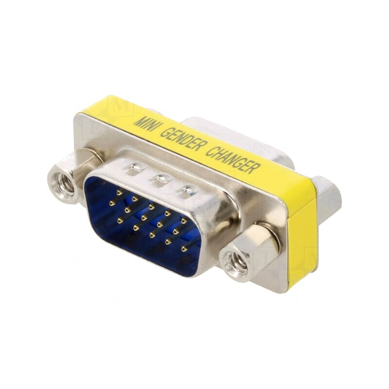 Adaptor D-Sub 15pin HD Tată-Mamă | Electronic-mag.ro | Componente Electronice