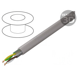 Cablu UNITRONIC® LiHCH TP 2x2x0,14mm2 LSZH Gri-Bej 60V | Electronic-mag.ro | Componente Electronice