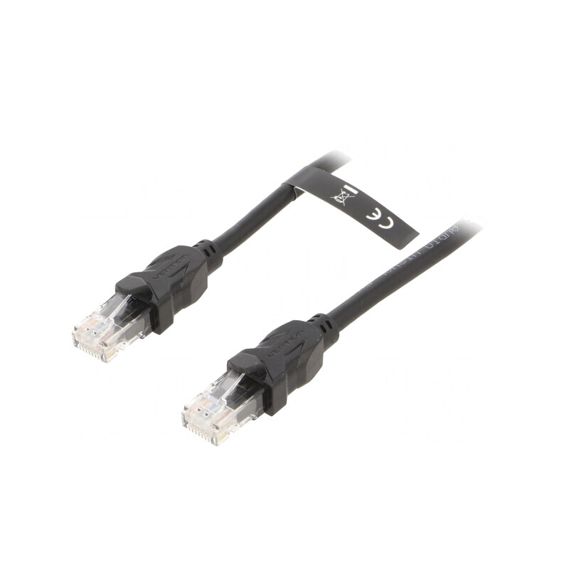 Patch cord Ethernet UTP Cat6 Negru 2m | Electronic-mag.ro | Componente Electronice Patch cord Ethernet UTP Cat6 Negru 2m | Electronic-mag.ro | Componente Electronice