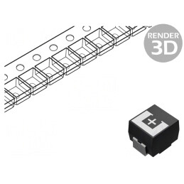 Condensator tantal-polimer low ESR 680uF 6,3V SMD