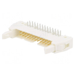 Soclu IDC tată 26 pini cu ejector 2,54mm THT în unghi | Electronic-mag.ro | Componente Electronice