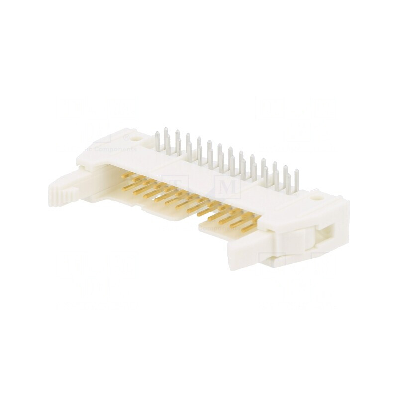 Soclu IDC tată 26 pini cu ejector 2,54mm THT în unghi | Electronic-mag.ro | Componente Electronice