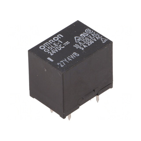 Releu Electromagnetic SPDT 24VDC 10A | Electronic-mag.ro | Componente Electronice