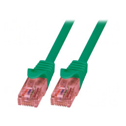 Patch Cord RJ45 CAT6 Verde 1.5m LSZH | Electronic-mag.ro | Componente Electronice