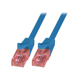 Patch Cord UTP Cat6 Albastru 1.5m RJ45