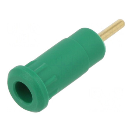 Soclu banană verde 1,5mm pentru panou | Electronic-mag.ro | Componente Electronice