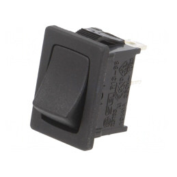 Comutator Basculant SPST 10A 24V Negru | Electronic-mag.ro | Componente Electronice