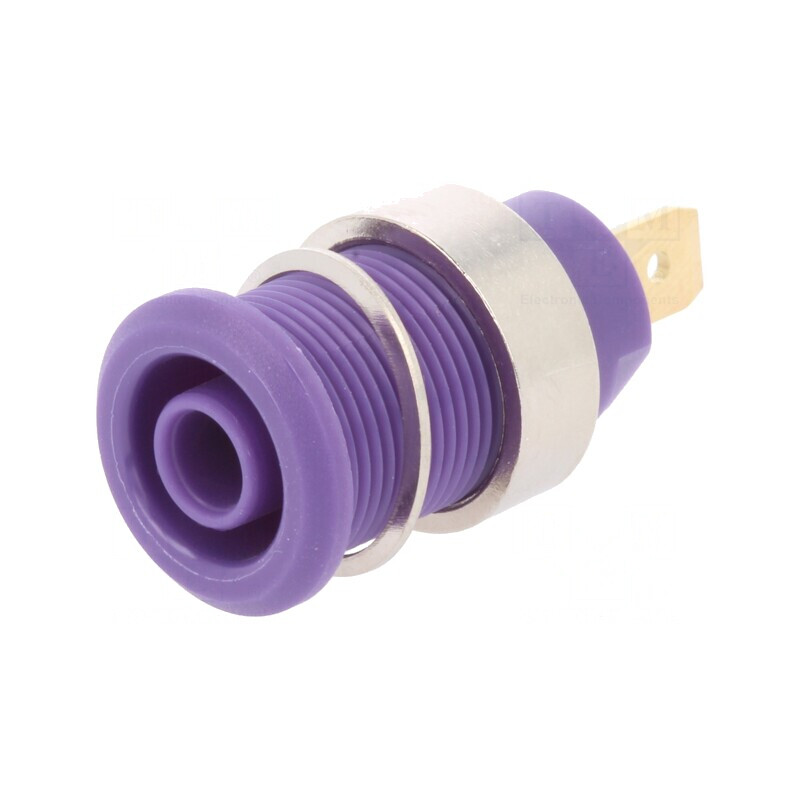 Soclu banană violet 4mm 24A 1kV aurit | Electronic-mag.ro | Componente Electronice Soclu banană violet 4mm 24A 1kV aurit | Electronic-mag.ro | Componente Electronice