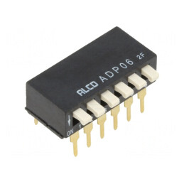 Comutator DIP-SWITCH ON-OFF 2 poziții 24VDC | Electronic-mag.ro | Componente Electronice