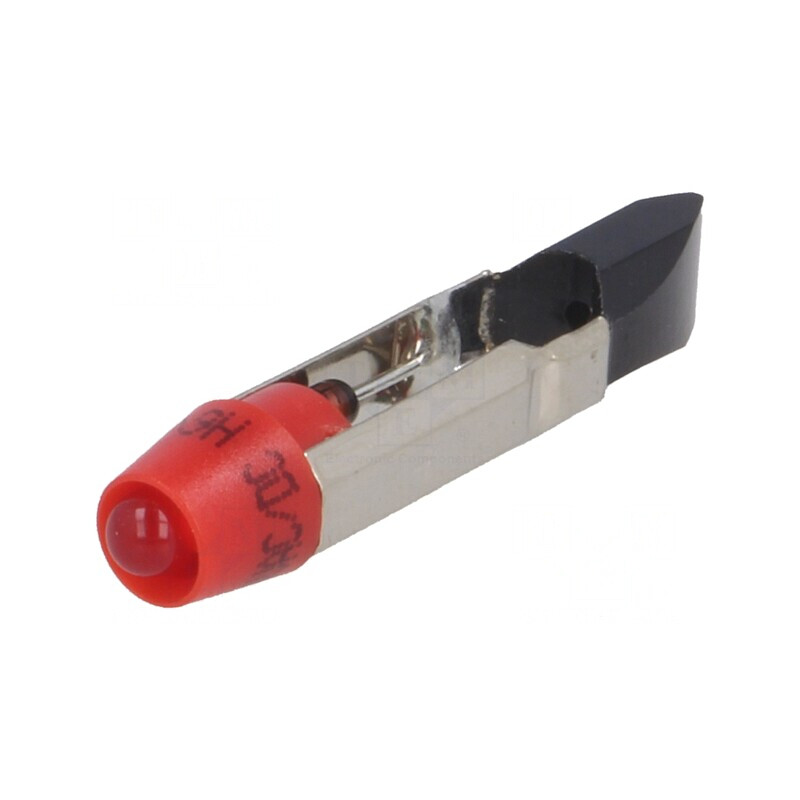 Lampă LED roșie T5,5 24V | Electronic-mag.ro | Componente Electronice