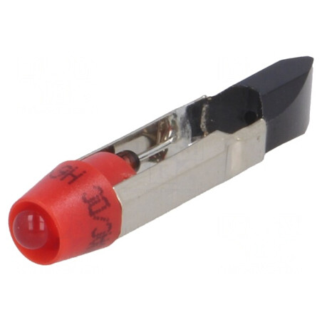 Lampă LED roșie T5,5 24V | Electronic-mag.ro | Componente Electronice