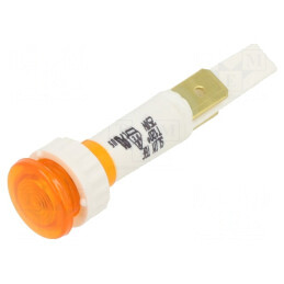 Lampa control galbenă neon Ø10mm 220V | Electronic-mag.ro | Componente Electronice