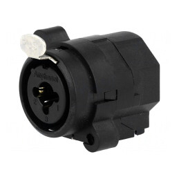Soclu Jack 6.3mm XLR cu Buton 50V IP40 | Electronic-mag.ro | Componente Electronice