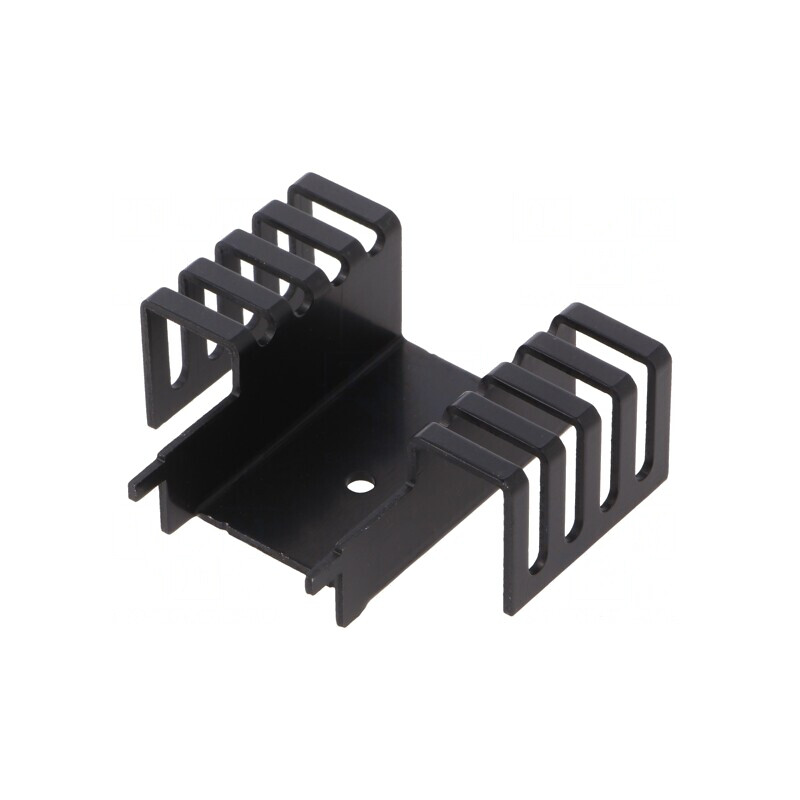 Radiator Extrudat Negru TO218 TO247 46.2mm x 51mm | Electronic-mag.ro | Componente Electronice