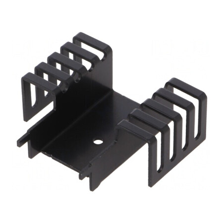 Radiator Extrudat Negru TO218 TO247 46.2mm x 51mm | Electronic-mag.ro | Componente Electronice