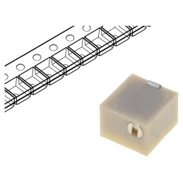 Potentiometru Multitura 1kΩ 250mW SMD Montare Verticală