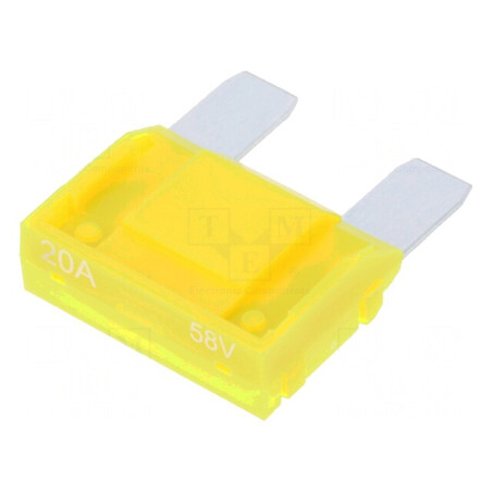Siguranță Auto 20A 58VDC 29mm Aliaj de Staniu | Electronic-mag.ro | Componente Electronice