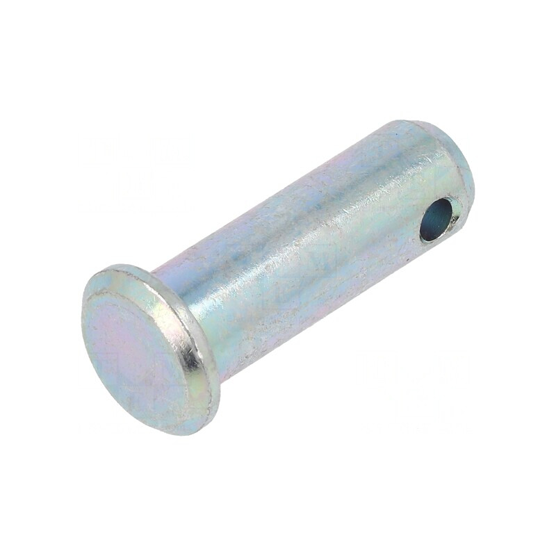 Bulon oțel cu cap și orificiu 12x35mm DIN 1434 | Electronic-mag.ro | Componente Electronice