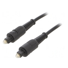 Cablu Toslink 1m Negru 5mm | Electronic-mag.ro | Componente Electronice