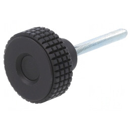 Buton Reglare M5 31mm Negru | Electronic-mag.ro | Componente Electronice