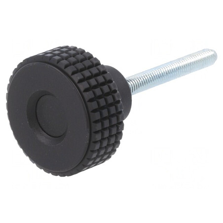 Buton Reglare M5 31mm Negru | Electronic-mag.ro | Componente Electronice
