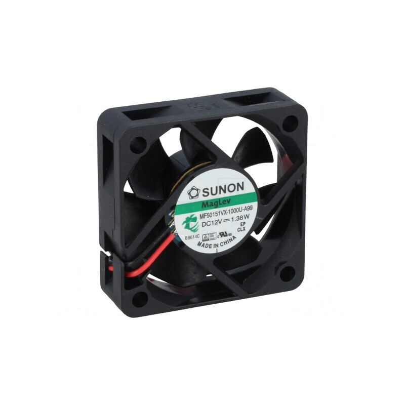 Ventilator Axial 12V DC 50x50x15mm 31,43m3/h 38,1dBA | Electronic-mag.ro | Componente Electronice
