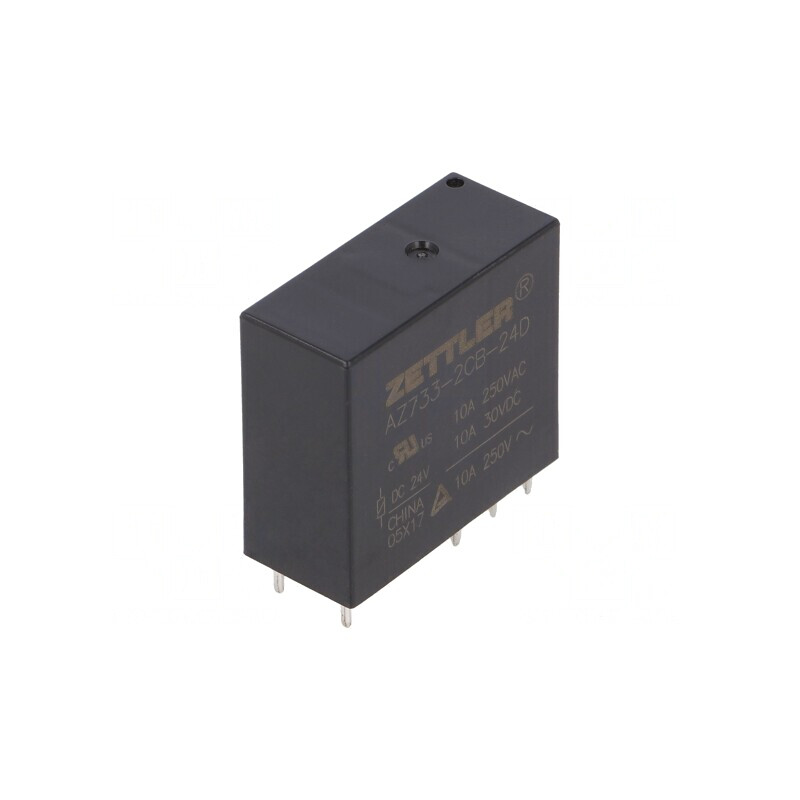 Releu Electromagnetic DPDT 24VDC 12A 250VAC PCB | Electronic-mag.ro | Componente Electronice
