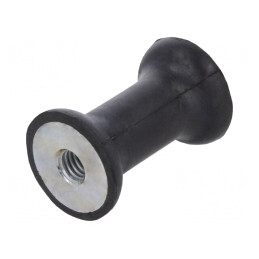 Atenuator de Vibrații M6 20mm Guma | Electronic-mag.ro | Componente Electronice
