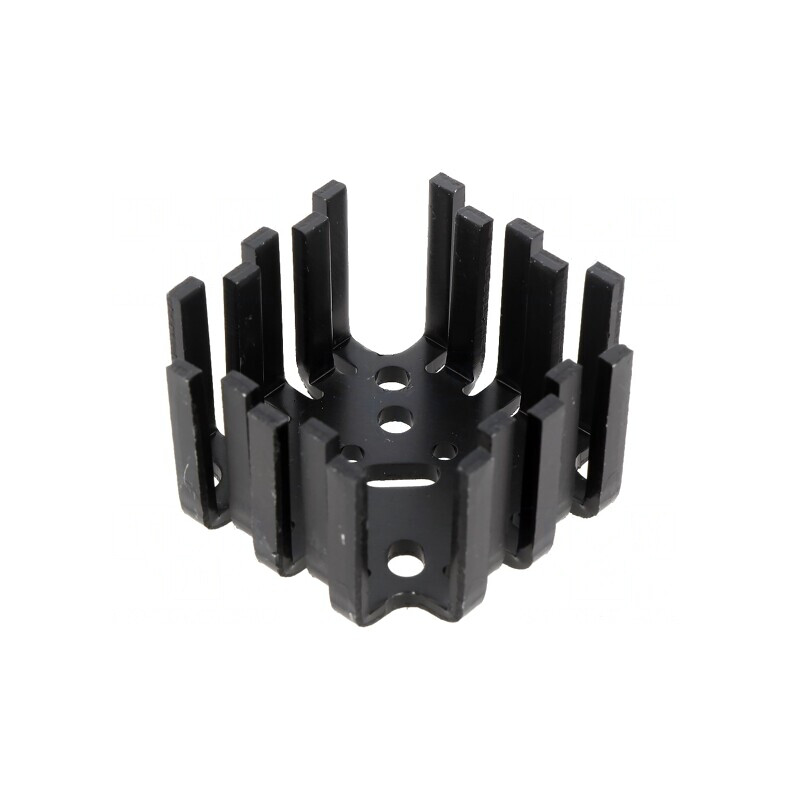 Radiator extrudat negru 46mm x 46mm pentru SOT32, TO3, TO66, TO9 | Electronic-mag.ro | Componente Electronice Radiator extrudat negru 46mm x 46mm pentru SOT32, TO3, TO66, TO9 | Electronic-mag.ro | Componente Electronice