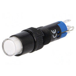 Comutator apăsare SPDT 0,5A 250VAC IP40 | Electronic-mag.ro | Componente Electronice