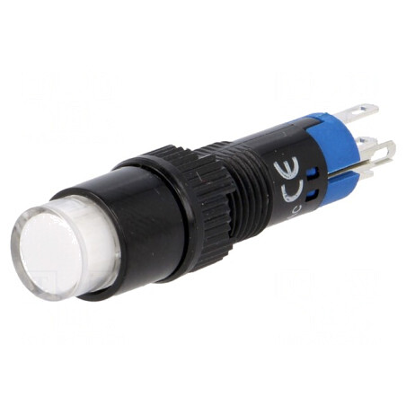 Comutator apăsare SPDT 0,5A 250VAC IP40 | Electronic-mag.ro | Componente Electronice