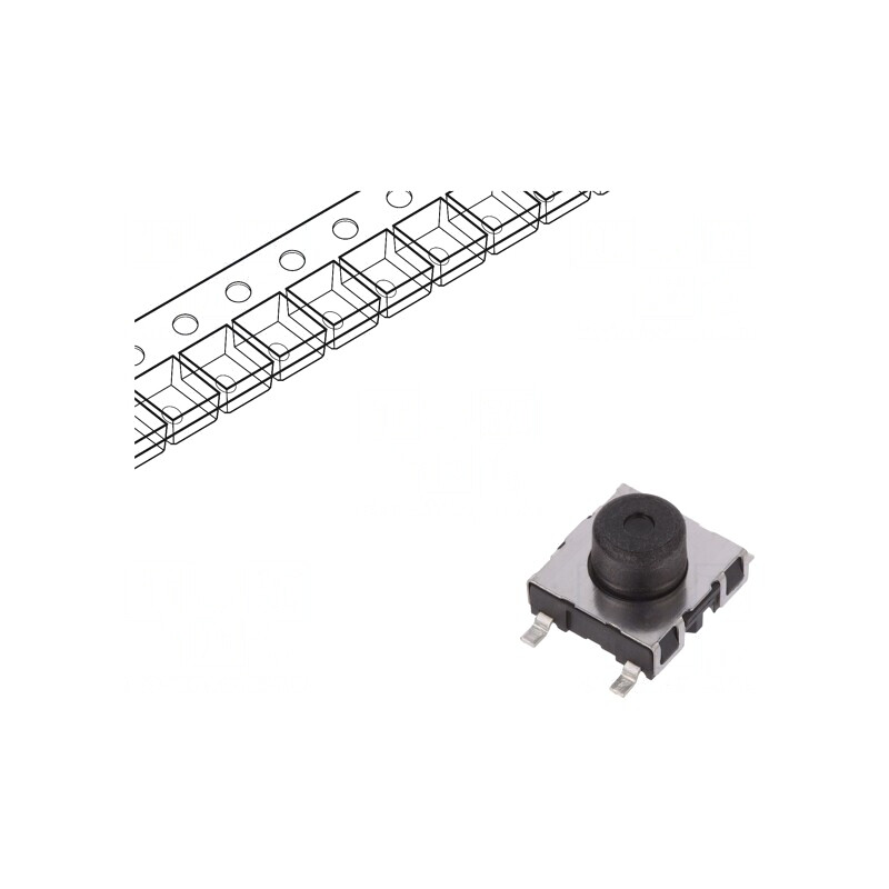 Microîntrerupător TACT SPST-NO 0,5A 42VDC SMT 7,75mm | Electronic-mag.ro | Componente Electronice