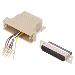 Adaptor D-Sub 25-pin la RJ45 | Electronic-mag.ro | Componente Electronice