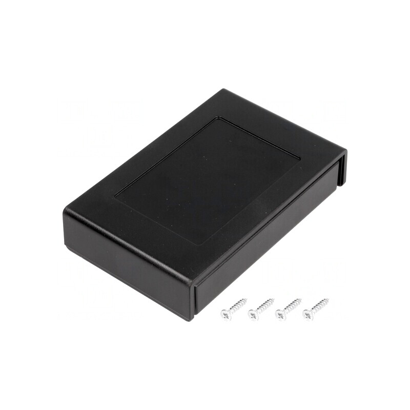 Carcasă universală ABS neagră 69x108x24mm | Electronic-mag.ro | Componente Electronice