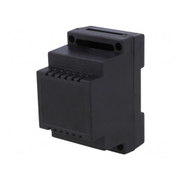 Carcasă DIN ABS Neagră 89x53x65mm | Electronic-mag.ro | Componente Electronice