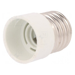 Dulie Reducție Albă 24mm pentru Bec | Electronic-mag.ro | Componente Electronice