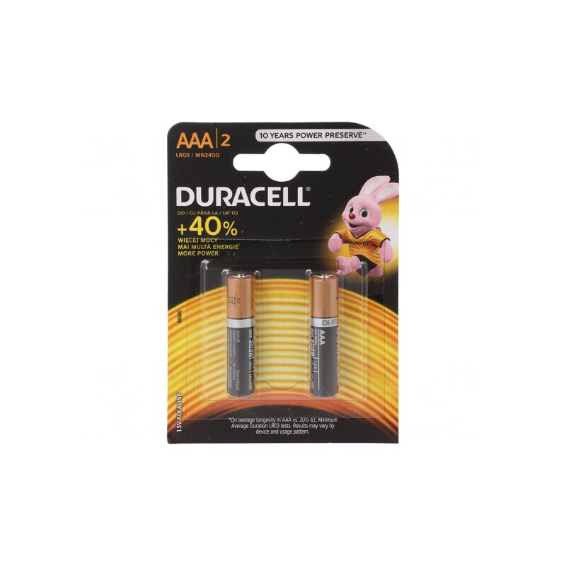 Baterie Alcalină 1.5V AAA 2 Buc BASIC | Electronic-mag.ro | Componente Electronice