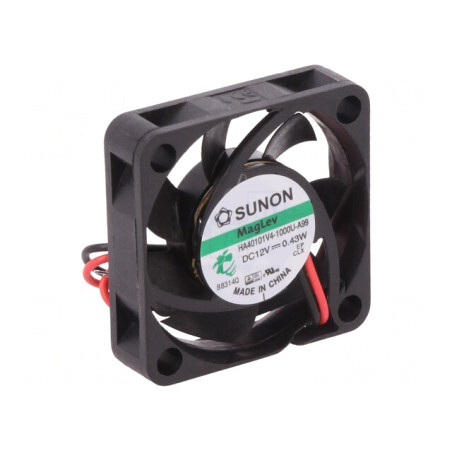 Ventilator axial 12V 40x40x10mm 9,13m3/h 15,7dBA | Electronic-mag.ro | Componente Electronice