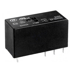Releu Electromagnetic DPDT 24VDC 8A PCB | Electronic-mag.ro | Componente Electronice