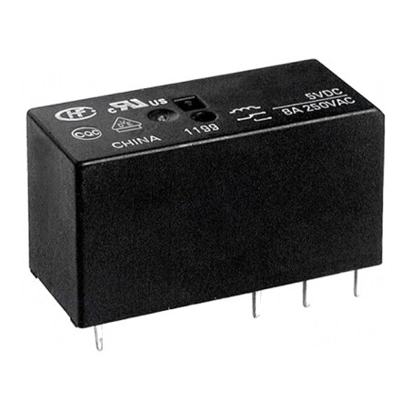 Releu Electromagnetic DPDT 24VDC 8A PCB | Electronic-mag.ro | Componente Electronice